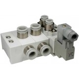 SMC solenoid valve 4 & 5 Port SY SS5Y7-60, 7000 Series Cassette Style Manifold, Body Ported